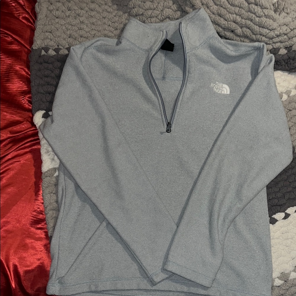 The North Face Men's Gray Quarter-Zip Sweater
